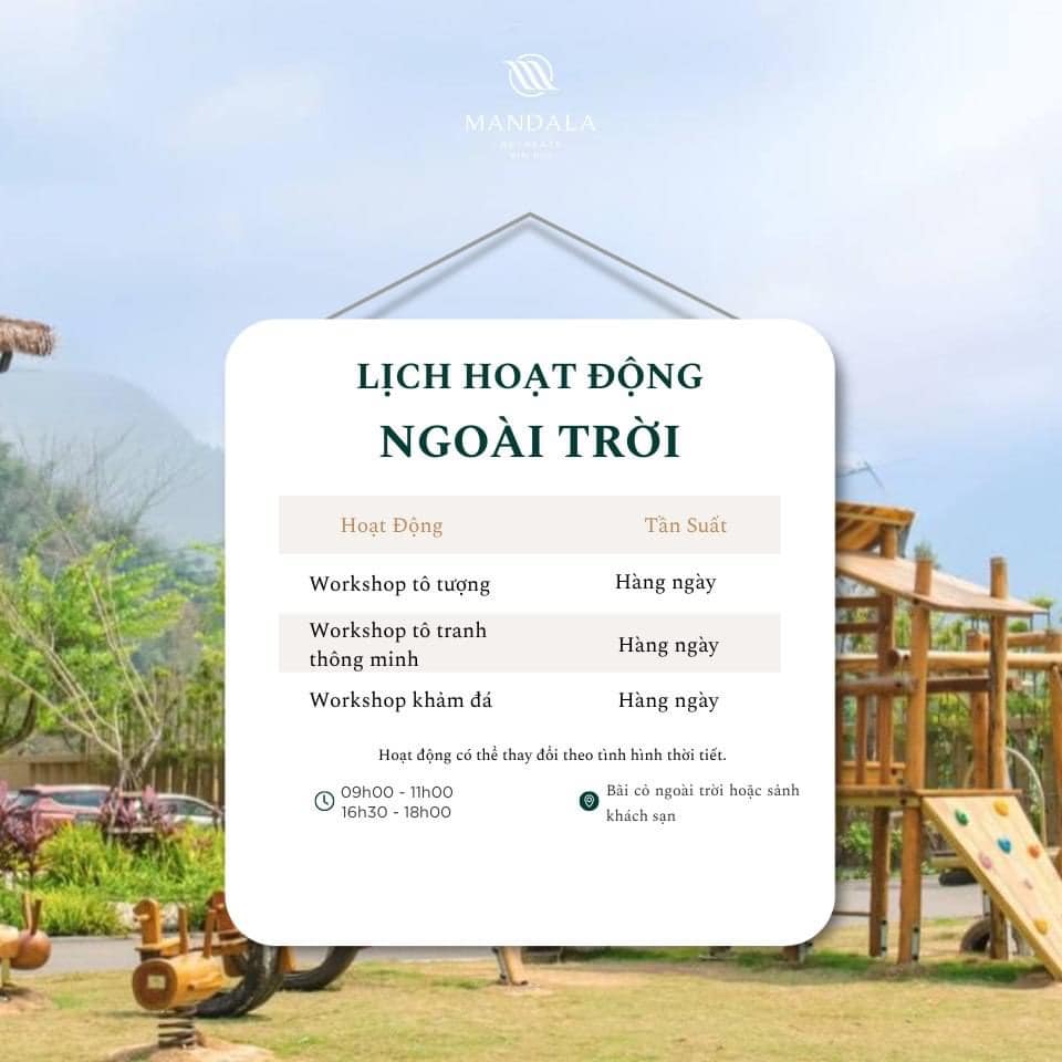 Hoạt động ngoài trời tại Mandala Retreats Kim Bôi