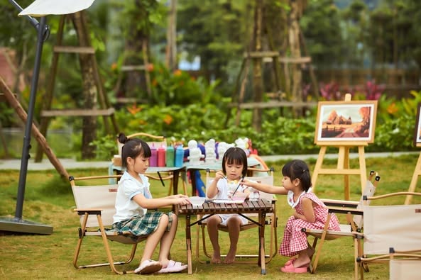 Trải nghiệm gia đình và trẻ em tại Mandala Retreats Kim Bôi