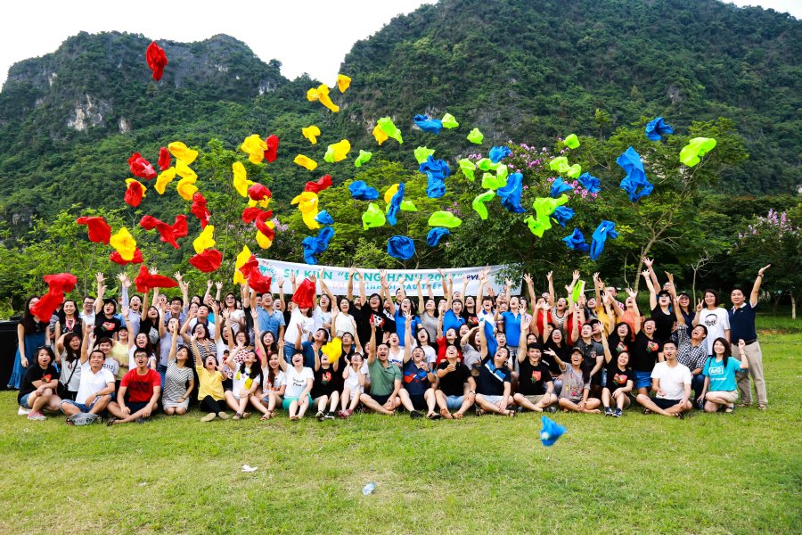 Hoạt động team building tại Serena resort Kim Bôi