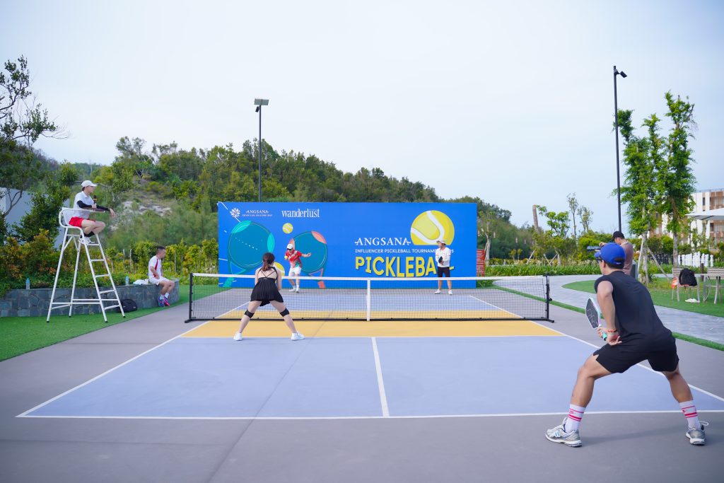 Sân Pickle ball tại Angsana resort